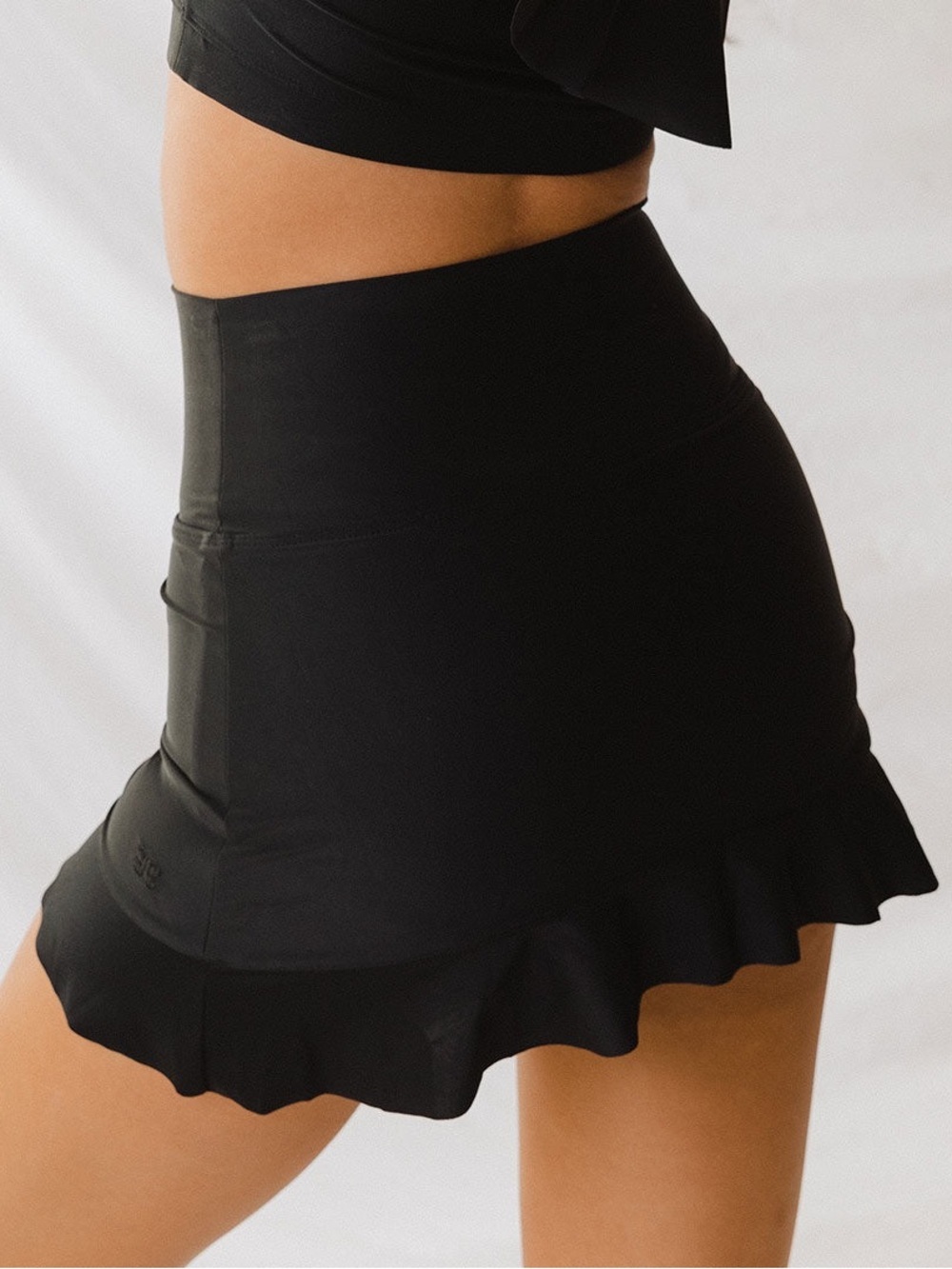 NWT Albion BLACK HIGH-WAISTED SWIM SKIRT - Picture 3 of 8